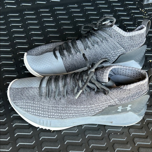 Under Armour Charcoal Knit Running Shoes - Picture 1 of 3